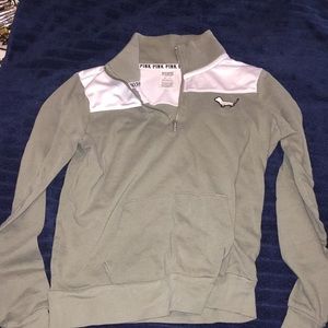 Pink Victoria secret pullover / zip up
